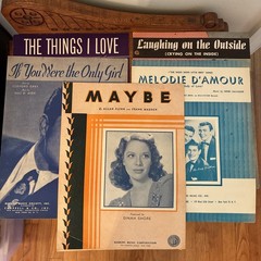 Vintage Antique Mixed Lot of 5 Sheet Music From 1930’s Various Artists Genres #A