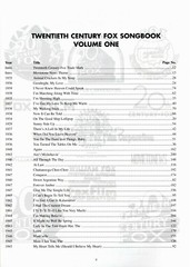 « THE MUSIC OF 20th CENTURY FOX – Vol. 1 – 1929-1959 » WARNER BROS. [SONG BOOK]