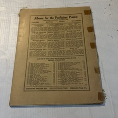 Sunday Piano Music Theodore Presser Sheet Music Book 1913 Sacred Religious