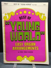 Best Of Young World Easy Organ Sheet Music Song Book 1970s Gospel Religious M9