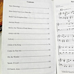 Ready To Sing New Hymns Of Faith Choral Book SATB Songbook Piano Christian Music