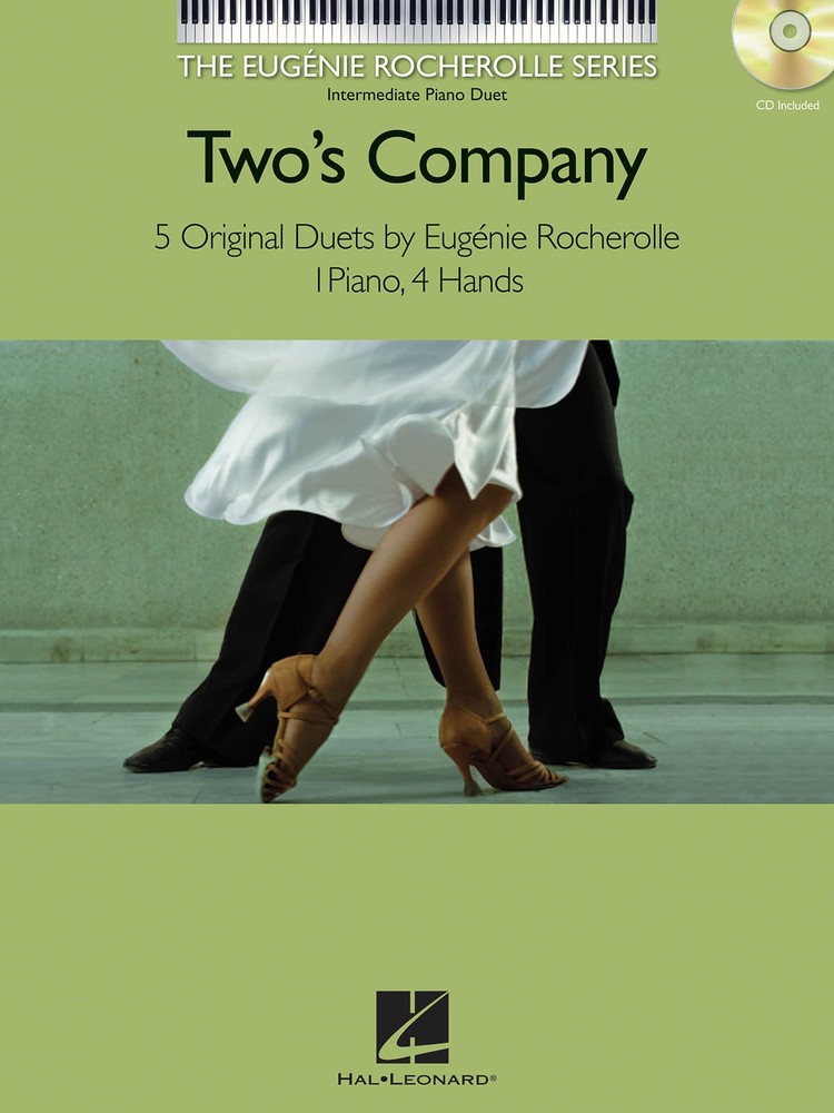Two&rsquo;s Company 5 Piano Duets 4 Hands Sheet Music Play-Along Book CD Pack