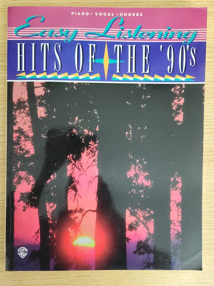 EASY LISTENING – HITS OF THE 90&rsquo;s – PIANO VOCAL GUITAR CHORDS – FREEPOST – GC