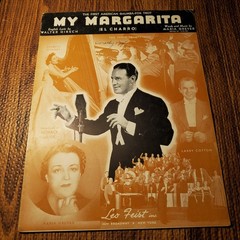 My Margarita Sheet Music Maria Grever 1938 Leo Feist P/V/G