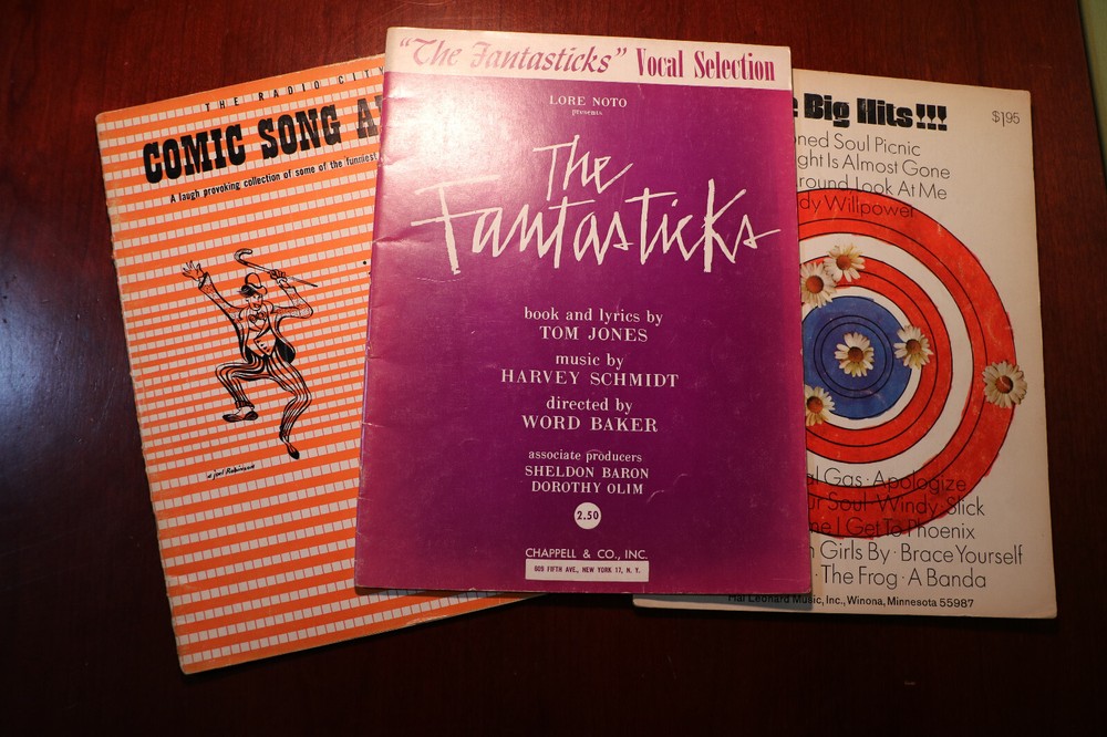 Vintage Song Book THE FANTASTICKS Vocal Selection 7 Songs 32 Pages PLUS EXTRAS