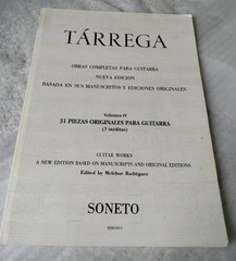 Tarrega, Fransisco : Original Compositions For Classical Guitar Solo Sheet Music