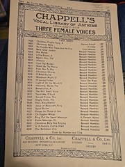 No Candle Was There and No Fire Chappell&rsquo;s Vocal Library Three Female Voices SM