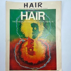 1967-68 Hair The American Tribal Love Rock Musical Sheet Music 5 Pages Vintage