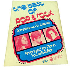 THE BEST OF ROCK & POP SONGBOOK piano/vocal/guitar Paperback 160 Pgs Music Book