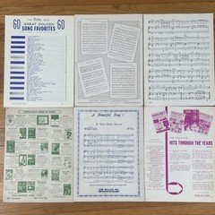 Lot of 57 Vintage Sheet Music 1940-70s Movie Themes Songs Broadway Lucille Ball