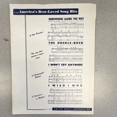 United Music Corporation April And You Easy Listening Piano Sheet Music