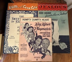 Vintage Antique Mixed Lot of 5 Sheet Music 1930’s-40’s Various Artists Genres #J