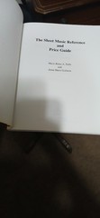 The Sheet Music Reference & Price Guide Collector Book USED
