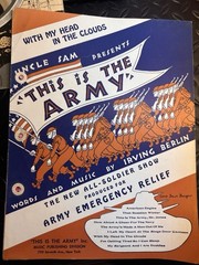 P IRVING BERLIN Stage Musical Sheet Music from THIS IS THE ARMY ‘Head In Clouds’