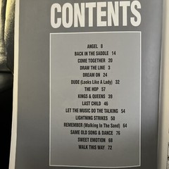 Aerosmith, SONG BOOK, »Greatest HIts »,US,1988, 15 songs, 80 pages