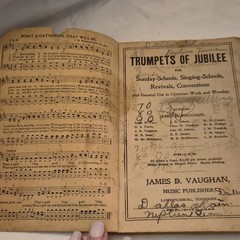 James D. Vaughan Trumpets of Jubilee Voice/Choir Religious Song Book (1929)