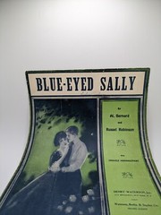 BLUE-EYED SALLY 1920s Vintage Sheet Music Bernard, Robinson UKULELE Antique 1924