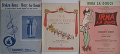 Lot of 40+ 1950s Vintage Sheet Music Pieces – All G or VG Condition