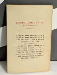 VINTAGE 1950&rsquo;s CLAYTON’S COLLECTION OF CHOIR MELODIES No. 1 Norman J Clayton