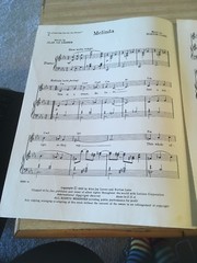 Vintage Sheet Music: Melinda , On A Clear Day; Lerner/ Lane 1965