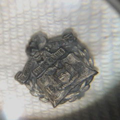 ANTIQUE 1939! All New York State H.S. Music Clinic Sterling Lapel Pin Tie Tack