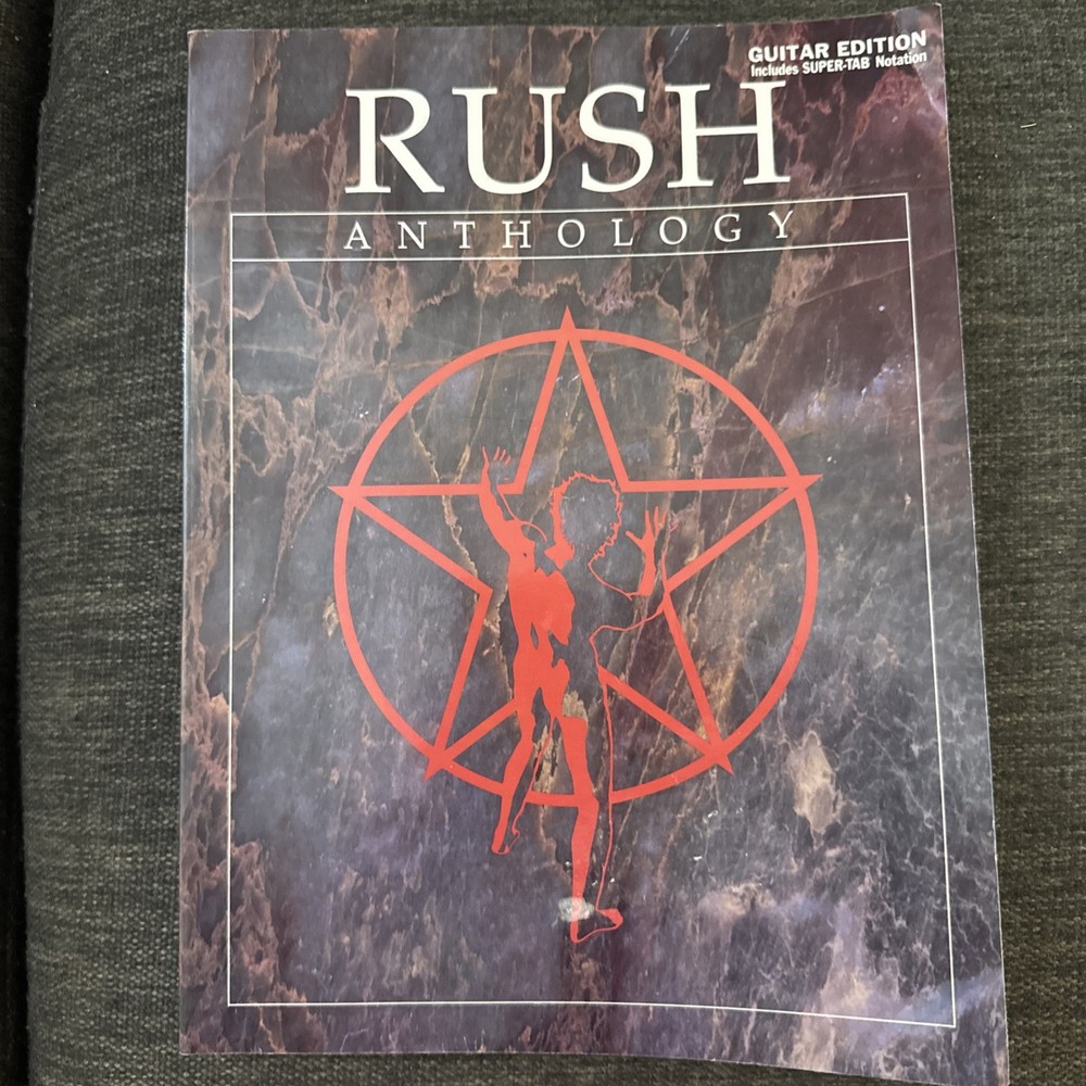 Rush Anthology Guitar Edition Sheet Music Tabulature Rock Electric Guitar Solo
