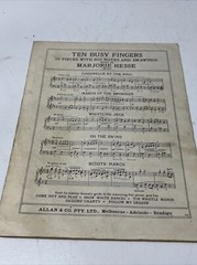 VINTAGE MUSIC SHEET THE GAY CAVALIER HORSE ELLA KETTERER CASTLE ALLAN & CO PIANO