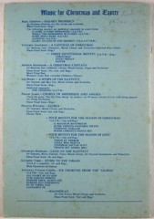 MUSICAL SCORE Vivaldi GLORIA Solo Voices & Piano 1969 BELWIN MILLS FC-1932