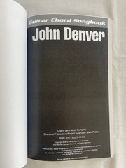 John Denver – Guitar Chord Songbook Hal Leonard (Cherry Lane, 2012) PB