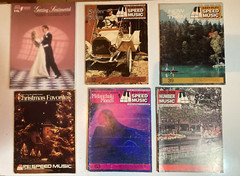 Lot EASY PLAY SPEED MUSIC Sentimental GOLDEN OLDIES Melancholy NOW THEN Lot of 6