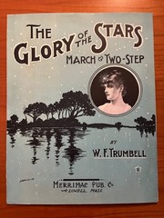 The Glory of the Stars sheet music, 1901, By W.F. Trumbell