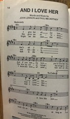 The Beatles Pocket Songbook Chords Lyrics Melody Piano Guitar Song Book Vintage