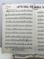 Let&rsquo;s Call The Whole Thing Off Sheet Music from Shall We Dance Gershwin 1937