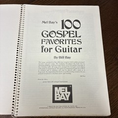 Mel Bay’s 100 Gospel Favorites for Guitar Songbook Piano Vocal Guitar TAB