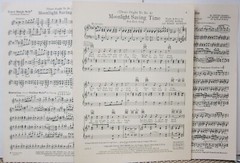 Moonlight Saving Time – Irving Kahal & Harry Richman – Sheet Music 1931