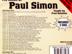 Music Of Paul Simon for Fingerstyle Guitar Workshop Audio Series On 2 CDs & Book