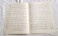 WITHER THOU GOEST Sheet Music 1954 Religious Pop Church Guitar Piano