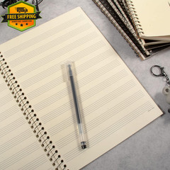 Blank Sheet Music Composition Manuscript Staff Paper Notebook 100 Pages Flora