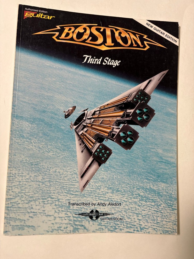 Boston Third Stage Guitar Tab / Tablature Book – Cherry Lane 1987