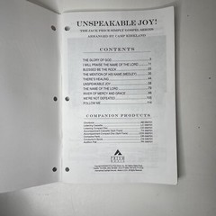 Unspeakable Jack Price Simply Gospel Series Camp Kirkland Sheet Music Book Prism
