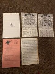 Choral Music Arrangements — Total of 23 Compositions — Condition Varies w/ ea