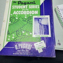 Vtg 1950&rsquo;s Accordion Pagani Student Series Music Lot of 5 Frank Gaviani Waltzes