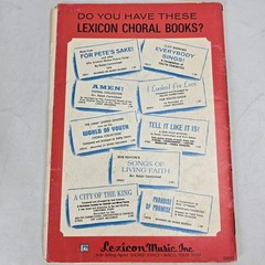 Ralph Carmichael Paradise of Promise Treble Voices Choral Music SongBook &rsquo;69 Vtg