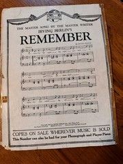 ANTIQUE SHEET MUSIC 1925 IRVING BERLIN&rsquo;S ALWAYS IRVING BERLIN INC.