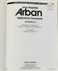 Arban: Method for Trombone & Baritone.Jean Baptiste. New Edition.Carl Fischer