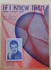 If I Knew Then (What I Know Now) – 1939 sheet music – Dick Jurgens cover photo