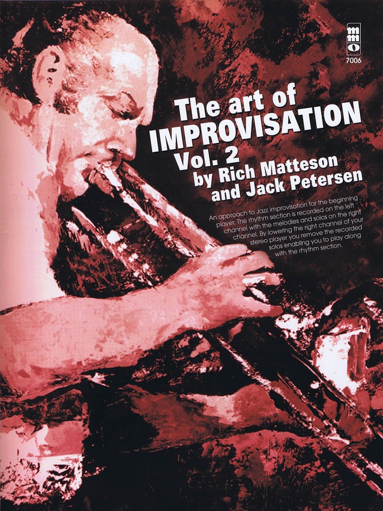 The Art of Improvisation Vol 2 Bb Eb C Bass Clef Sheet Music Minus One Book CD