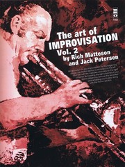 The Art of Improvisation Vol 2 Bb Eb C Bass Clef Sheet Music Minus One Book CD