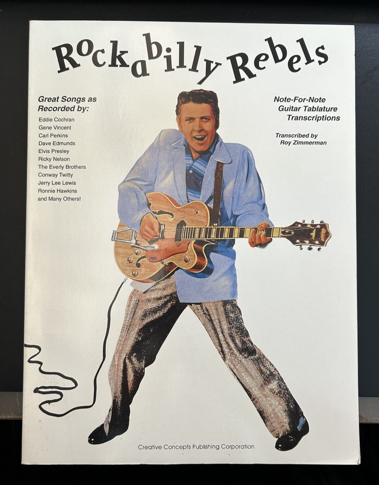 Rockabilly Rebels Songbook with Guitar Tab Transcriptions by Roy Zimmerman
