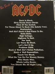The Best Of AC/DC Sheet Music 1988 AMSCO Publications
